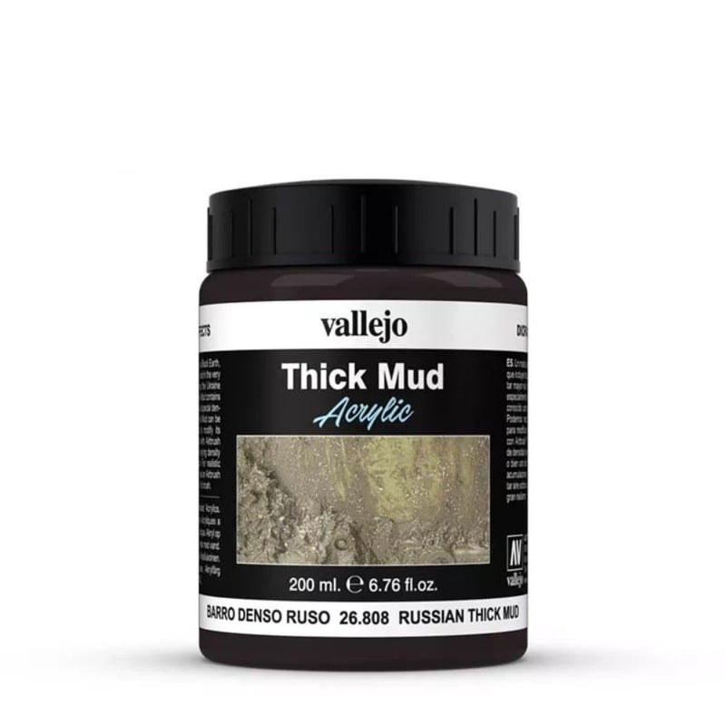 Vallejo - Diorama FX Thick Mud | Russian Mud 200 ml (6.76 fl.oz.) | Premium Acrylic Color For Modelers & Miniature Enthusiasts - Image 3